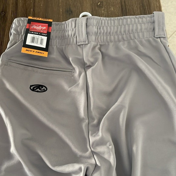 NWT Rawlings Men’s baseball pants grey - Picture 3 of 8